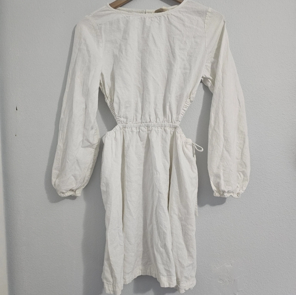 Universal Thread •‎ Linen White Dress - Picture 4 of 12